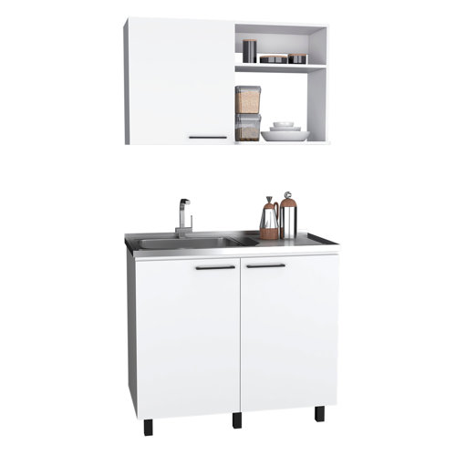 We Have Furniture Alexandria 2 Piece Kitchen Set, Wall